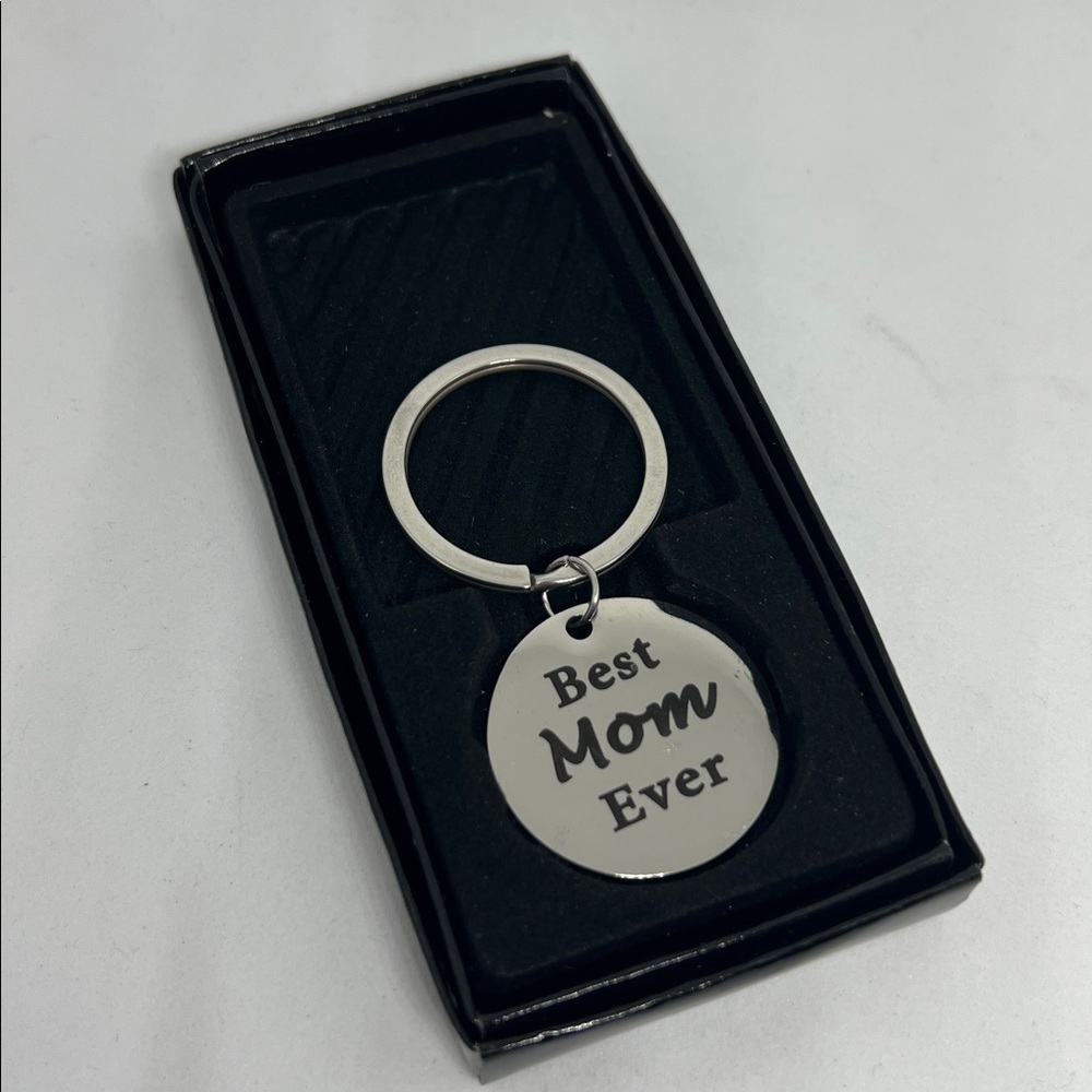 Keychain Affirmation Gift BEST MOM EVER NIB